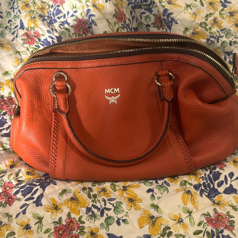 Authentic MCM Visetos handbag/crossbody bag